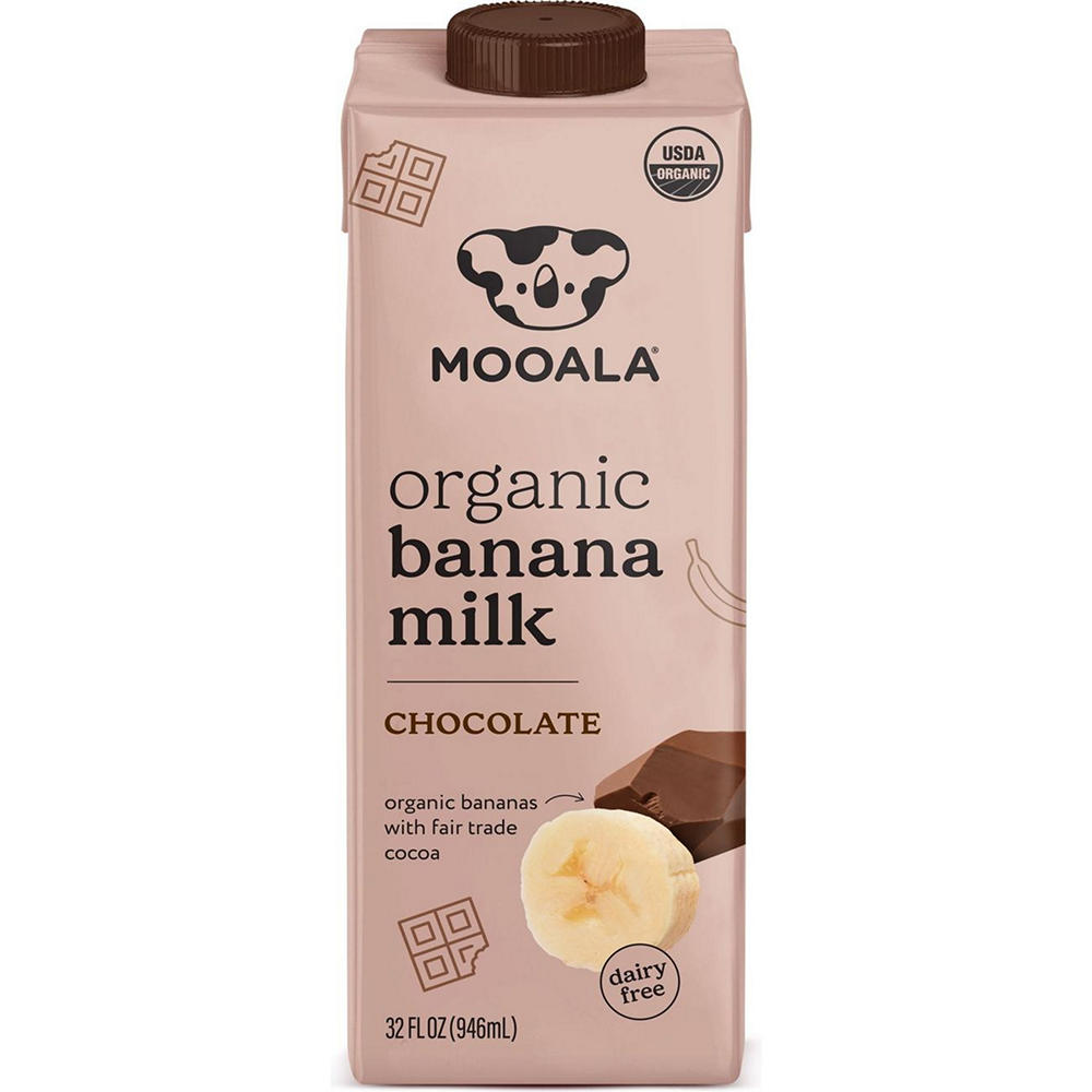 Mooala Organic Chocolate Banana Milk, 33.8 oz