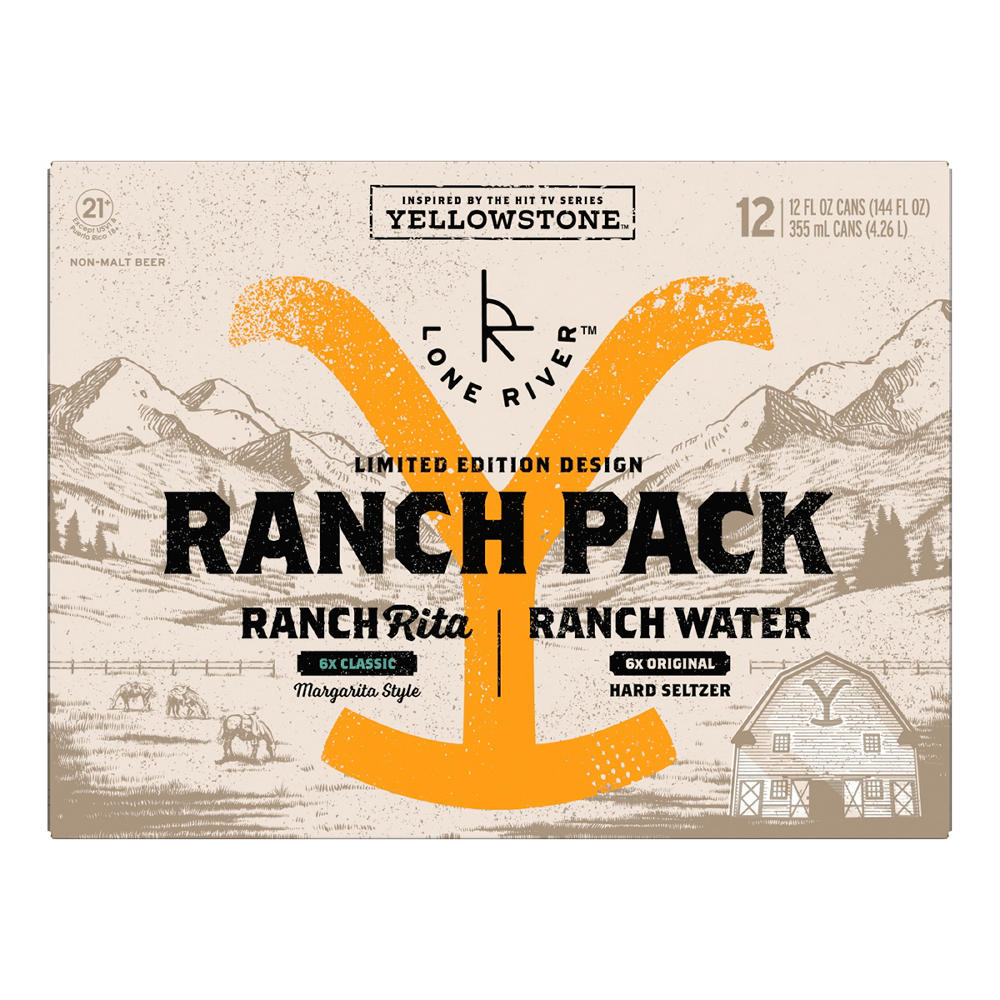 Lone River Ranch Water Yellowstone Variety 12 pk Cans, 12 oz