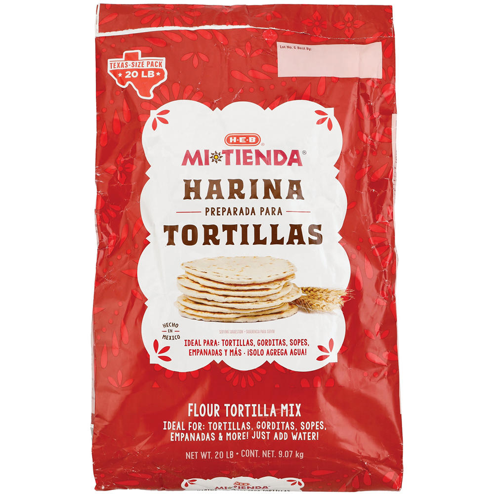 H-E-B Mi Tienda Flour Tortilla Mix - Texas-Size Pack, 20 lbs