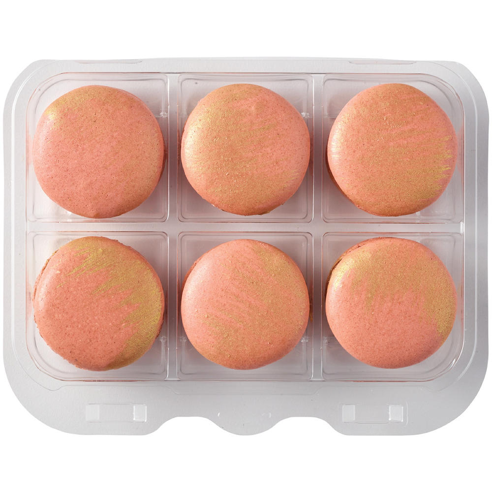 H-E-B Bakery Salted Butter Caramel Macaron Cookies, 6 ct
