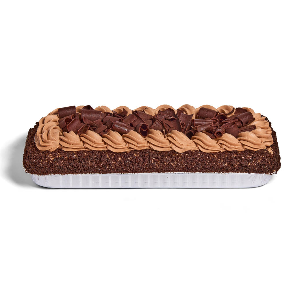 H-E-B Bakery Chocolate Tres Leches Cake, 1/8 Sheet
