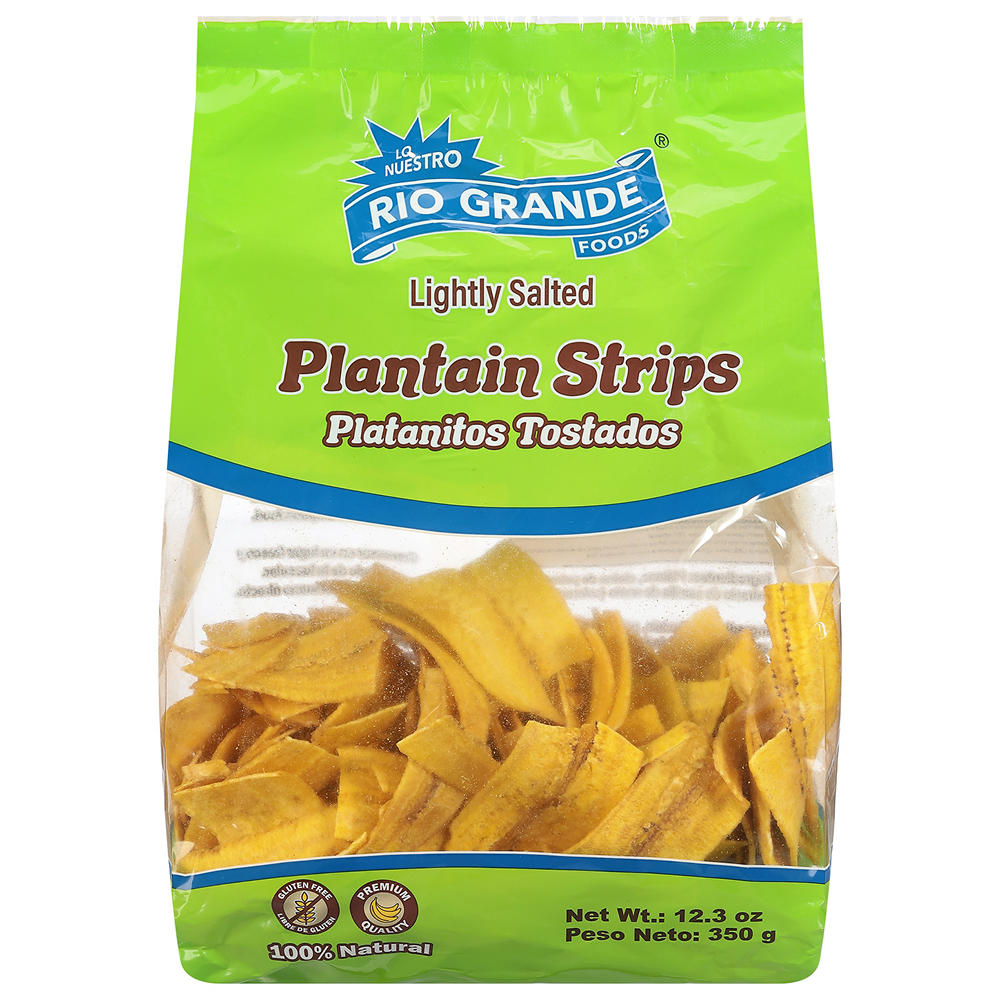 Rio Grande Foods Lightly Salted Plantain Strips, 12.3 oz