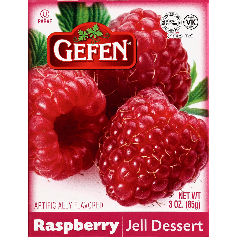 Gefen Kosher Raspberry Jell Dessert, 3 oz