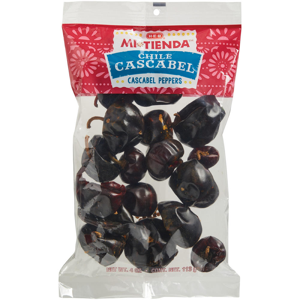 H-E-B Mi Tienda Dried Chile Cascabel Peppers, 4 oz