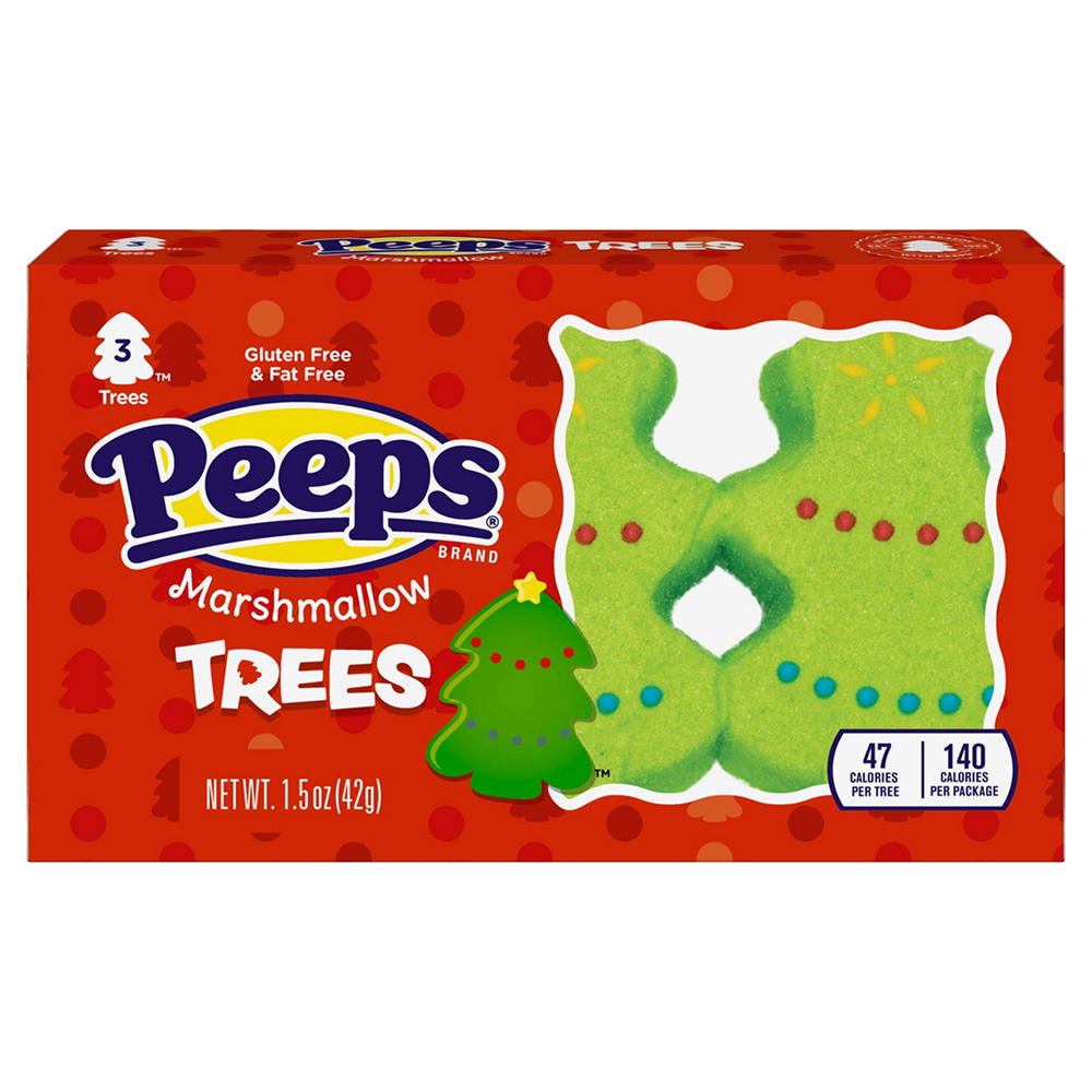 Peeps Marshmallow Christmas Trees, 3 ct