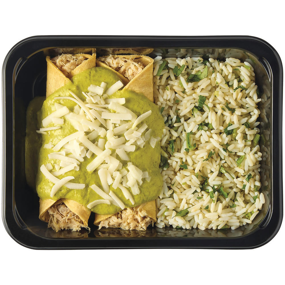 Meal Simple by H-E-B Poblano Chicken Enchiladas Bowl, 11 oz
