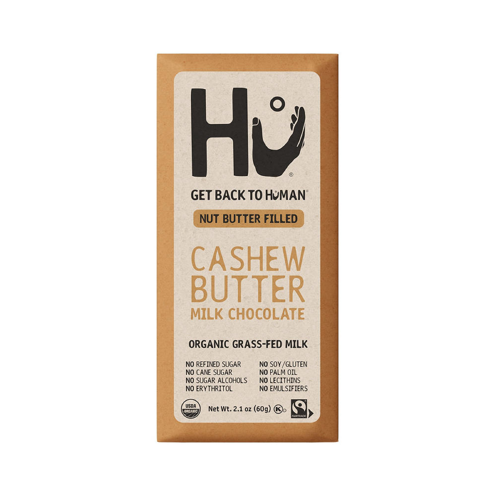 Hu Organic Grass-Fed Cashew Butter Milk Chocolate Bar, 2.1 oz