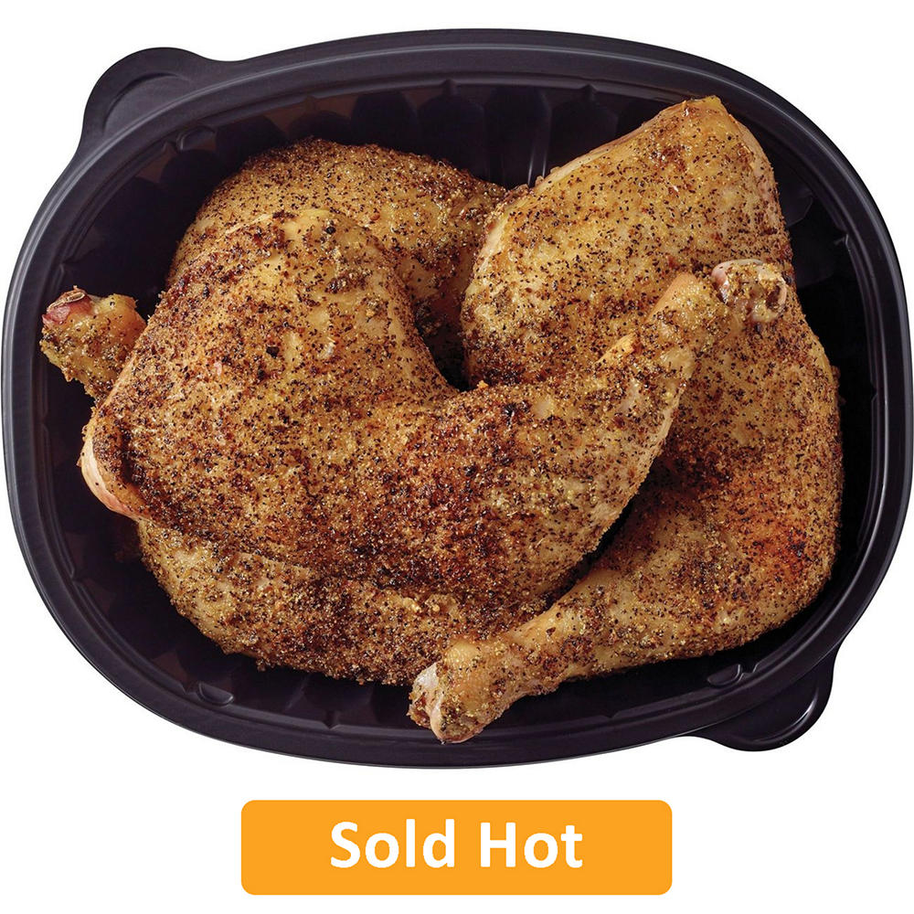 Meal Simple by H-E-B Chicken Leg Quarters – Lemon Pepper (Sold Hot), Avg. 2.0 lbs