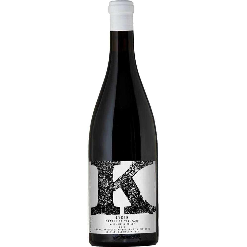 K Vintners Powerline Vineyard Syrah Washington Red Wine, 750 mL