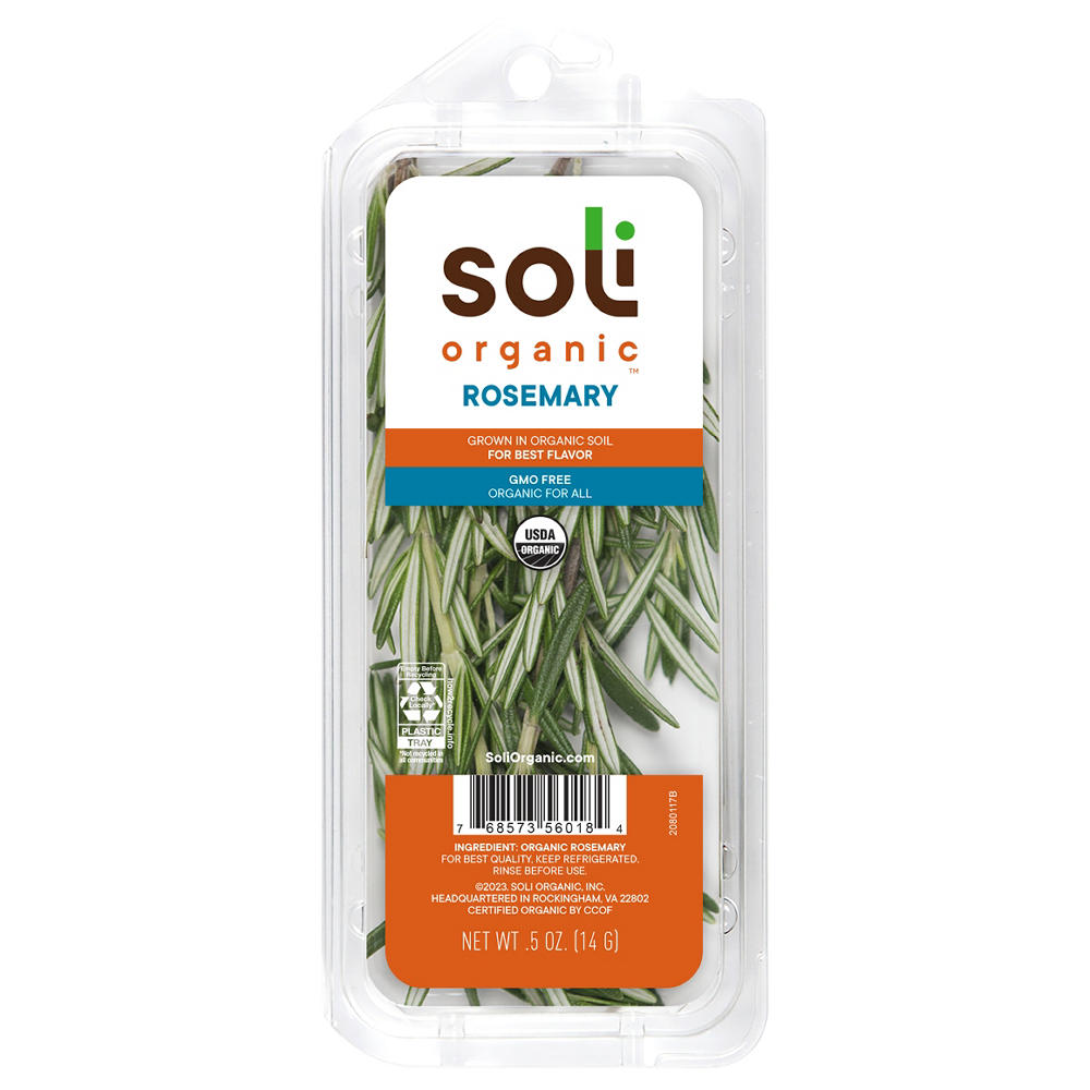 Soli Organic Fresh Rosemary, 0.5 oz