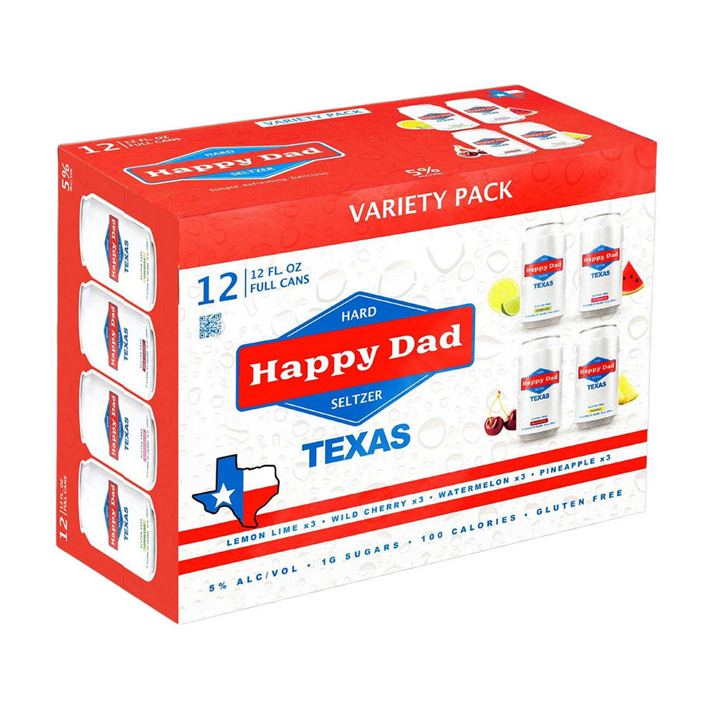 Happy Dad Hard Seltzer Variety 12 pk Cans, 12 oz