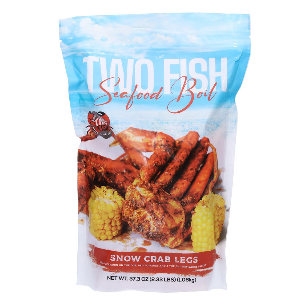 Two Fish Crab Shack Seafood Boil Snow Crab Legs, 37.3 oz