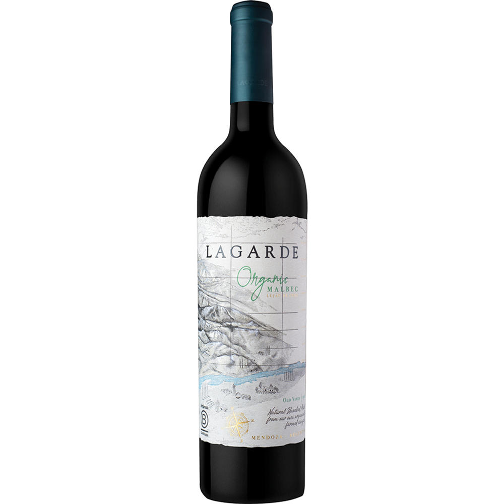 Lagarde Organic Malbec Argentina Red Wine, 750 mL