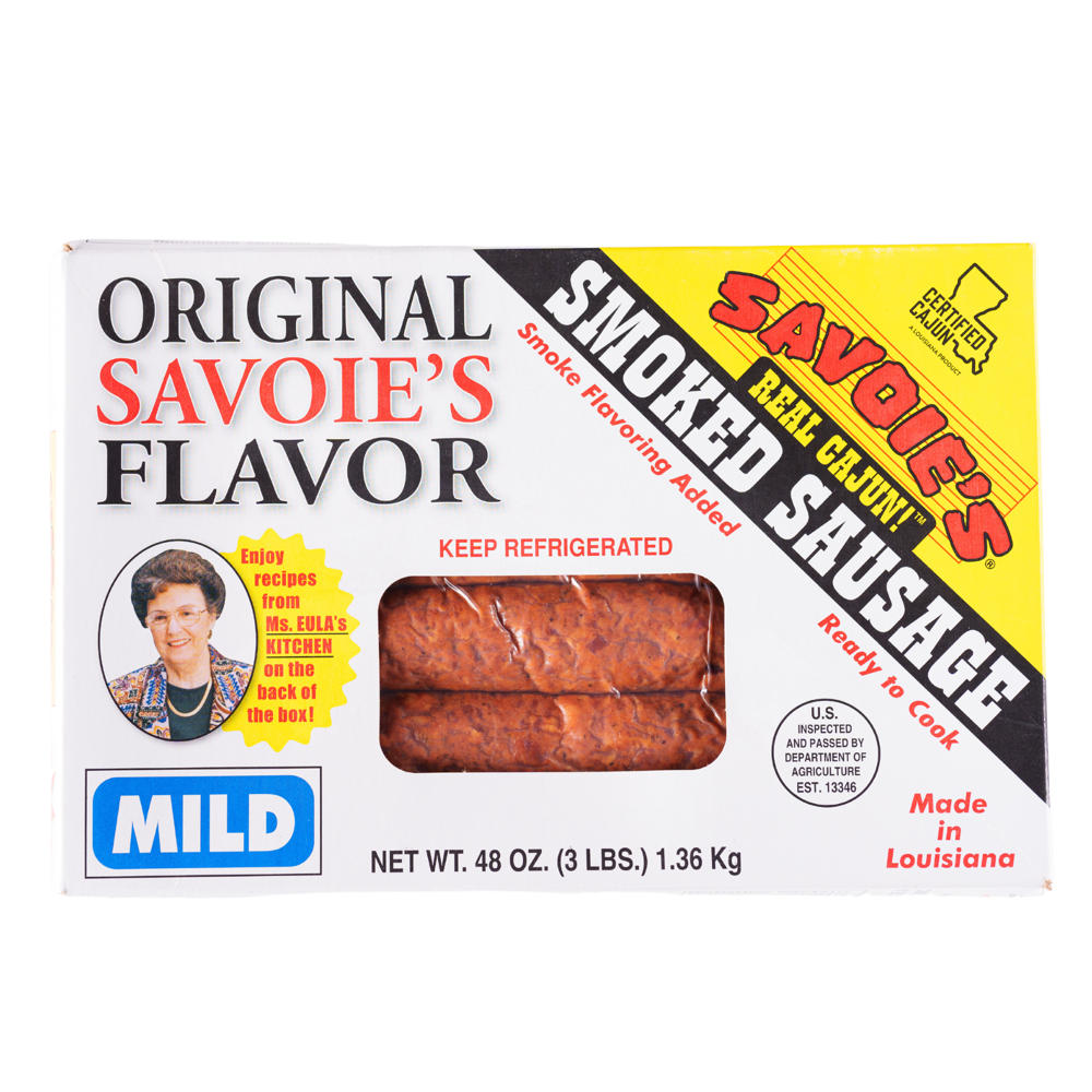 SAVOIE'S Smoked Sausage Links - Mild, 48 oz