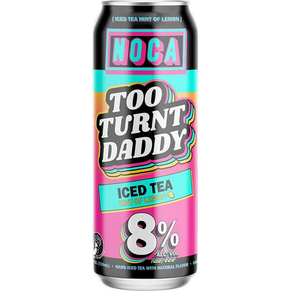 NOCA TooTurnt Daddy Boozy Iced Tea Hint of Lemon, 24 oz