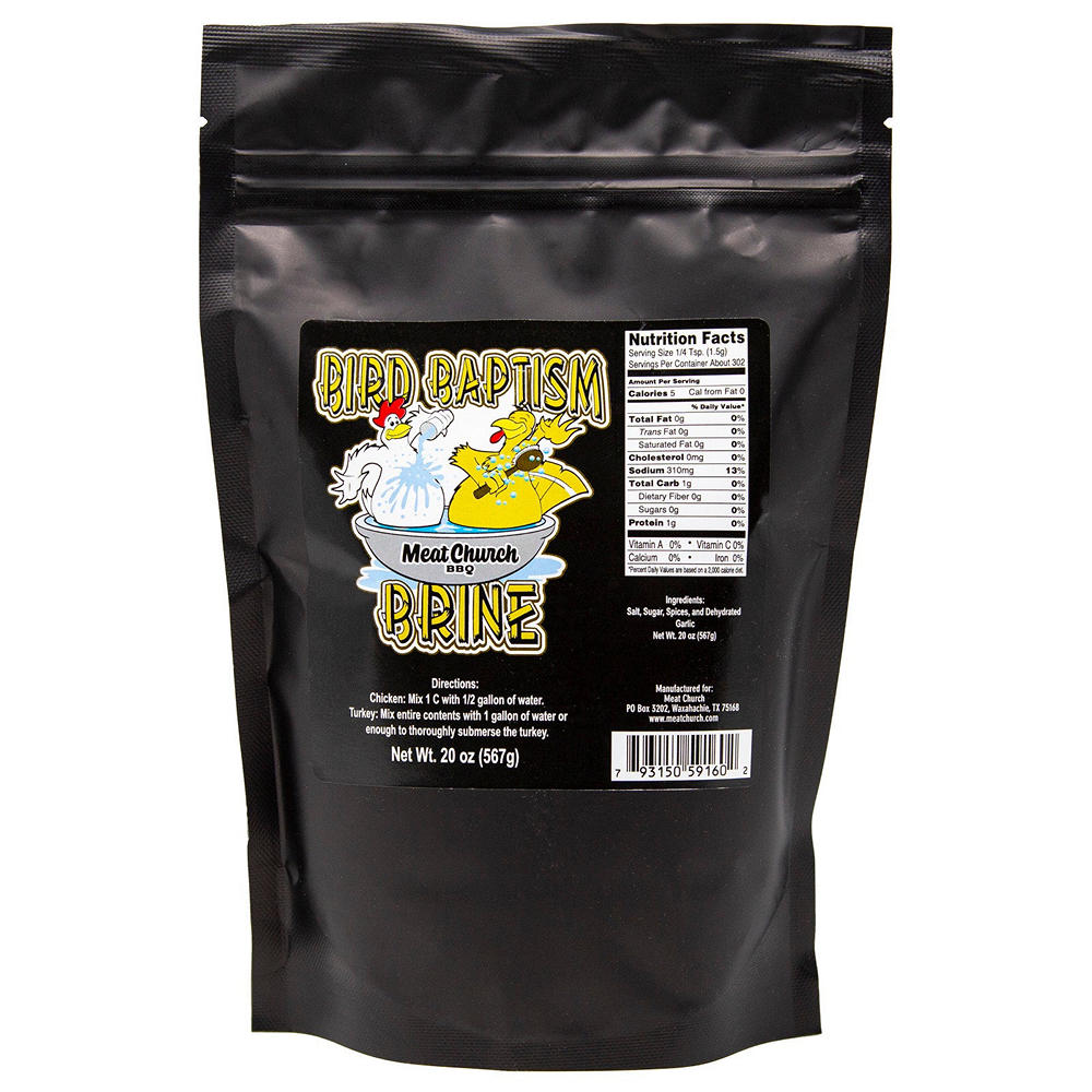 Meat Church BBQ Bird Baptism Brine, 20 oz