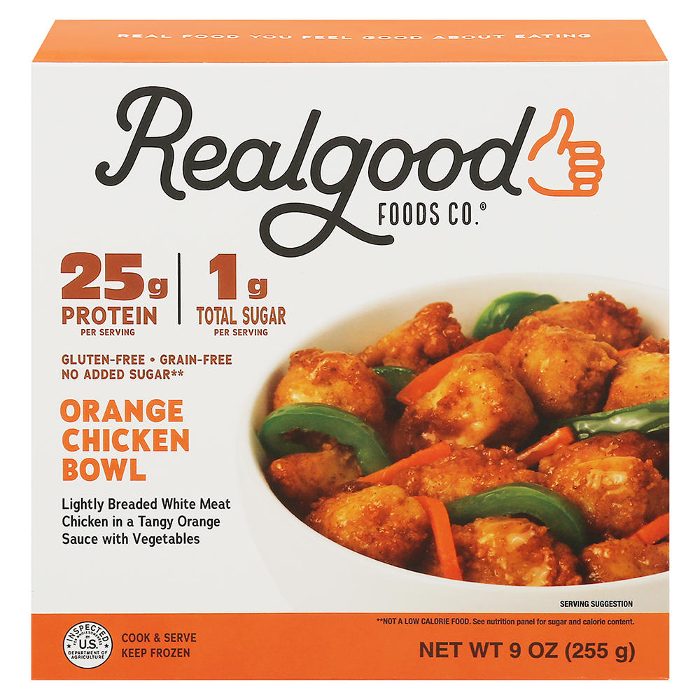Real Good Foods Co. Orange Chicken Bowl, 9 oz