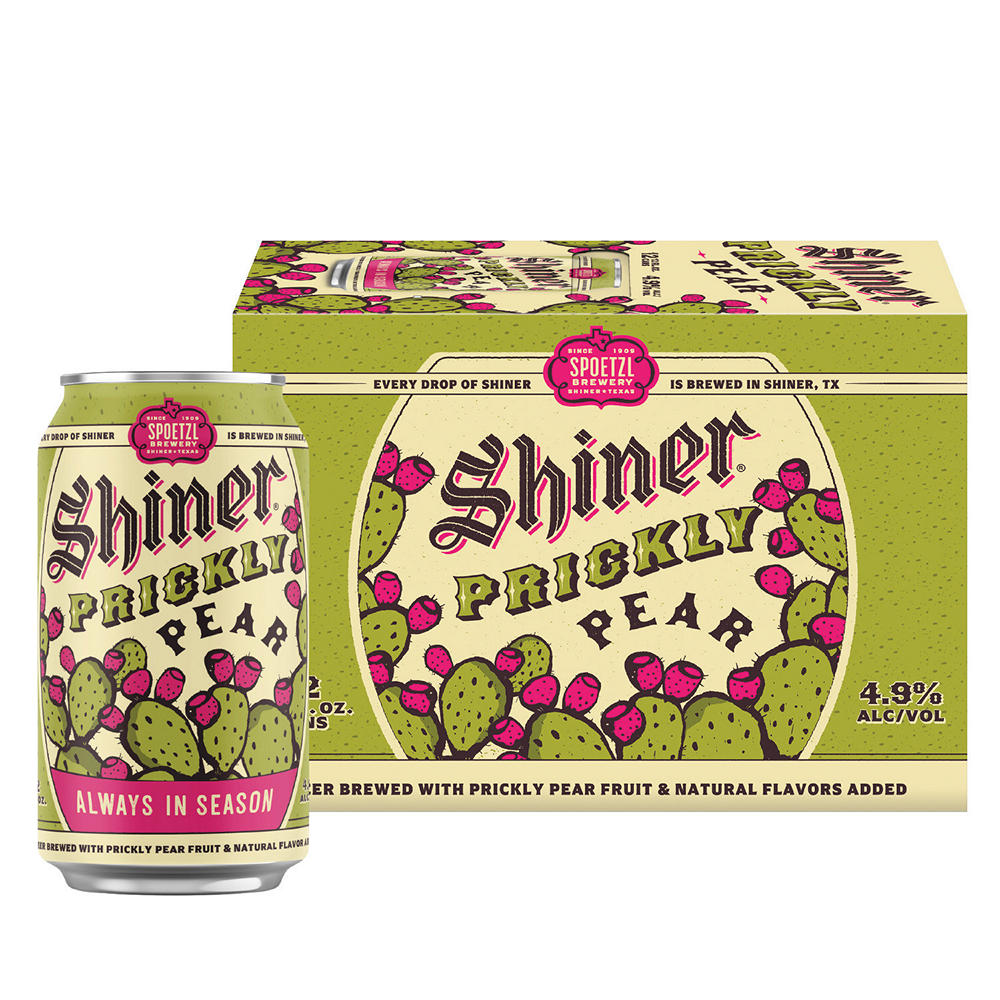 Shiner Craft Beer Prickly Pear 12 pk Cans, 12 oz