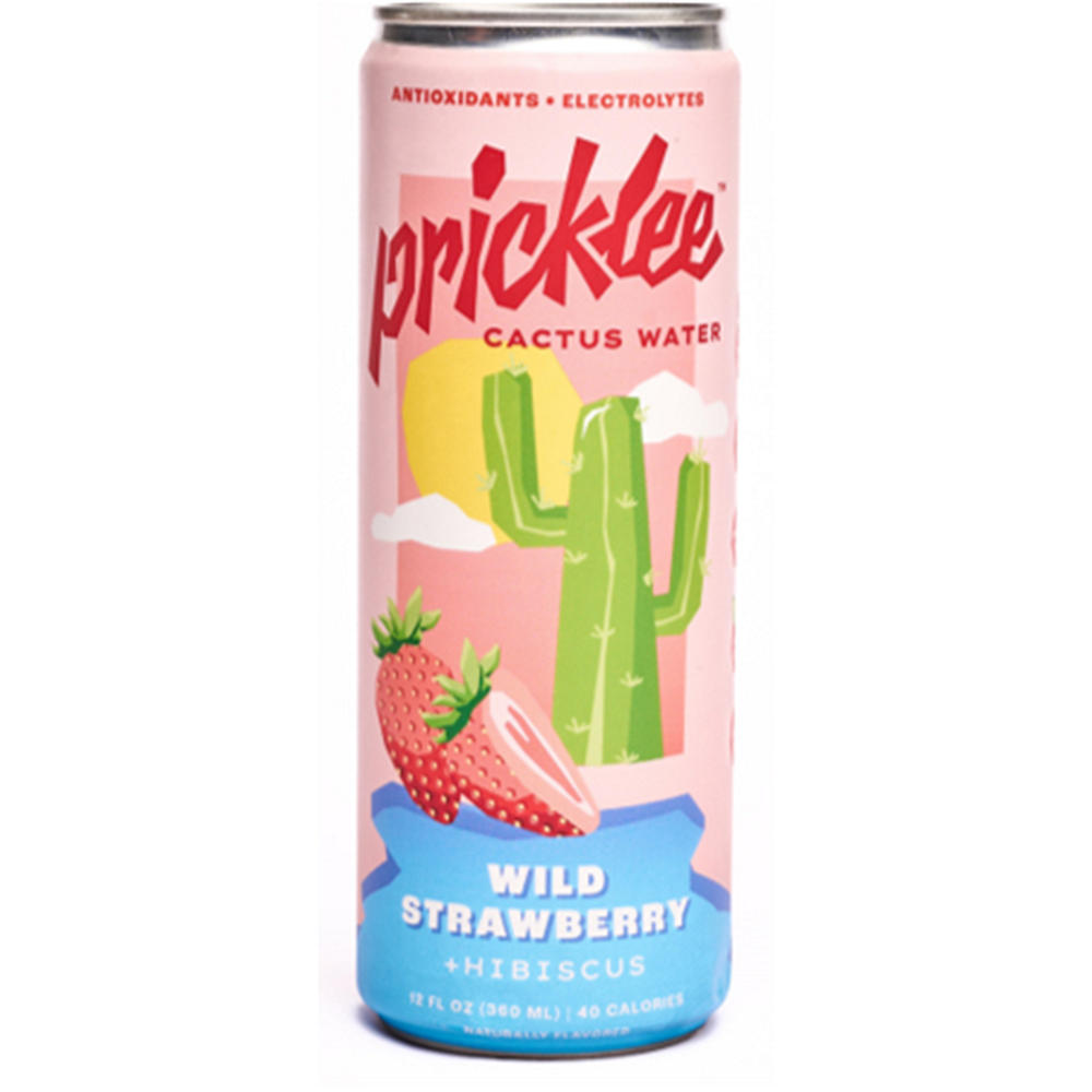 Pricklee Water Cactus Wild Strawberry, 12 oz