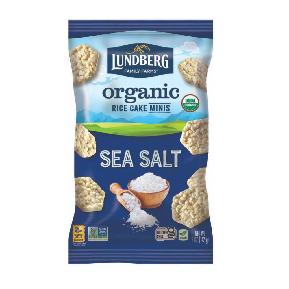 Lundberg Sea Salt Organic Rice Cake Minis, 5 oz
