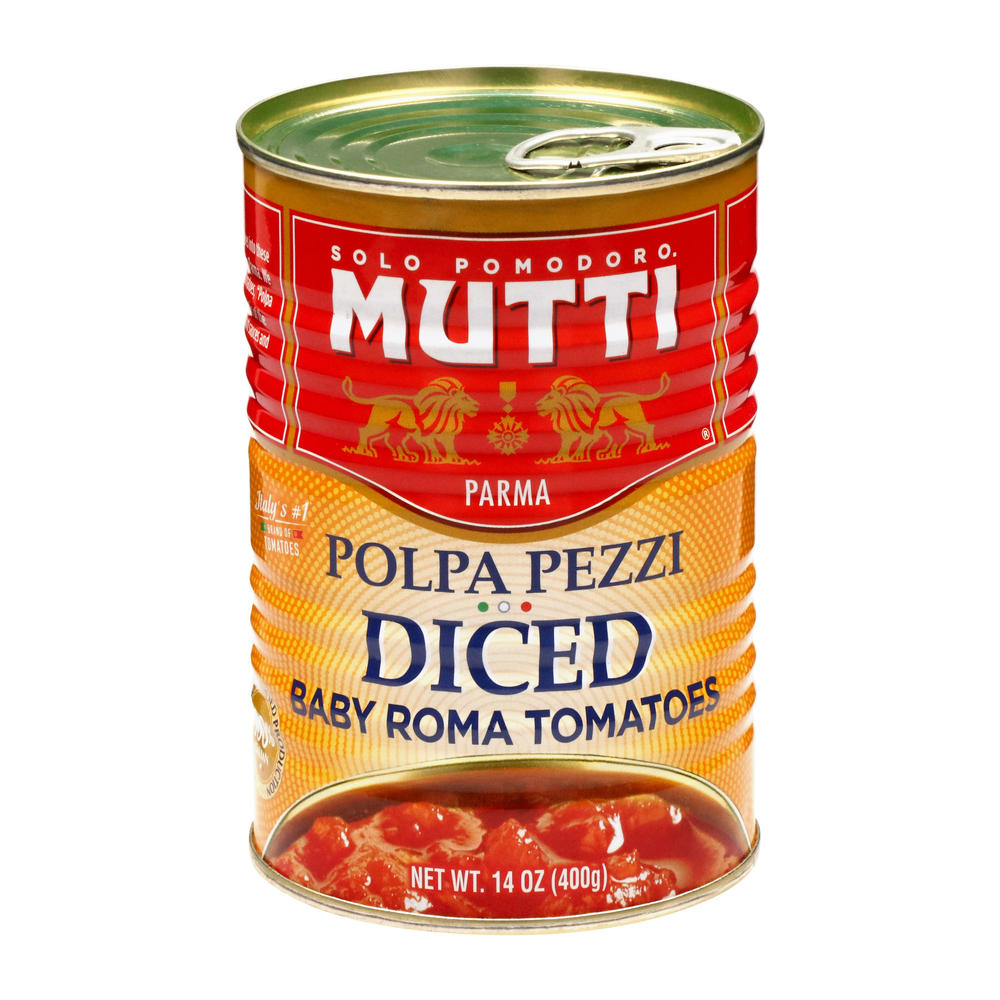 Mutti Polpa Pezzi Diced Baby Roma Tomatoes, 14 oz