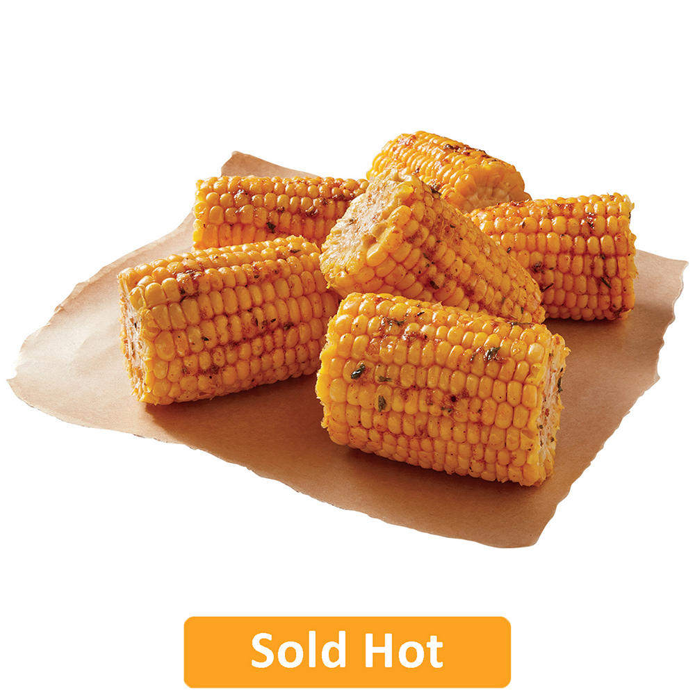 Bayou Boil House by H-E-B Fully Cooked Spicy Cajun Corn on the Cob (Sold Hot), lb