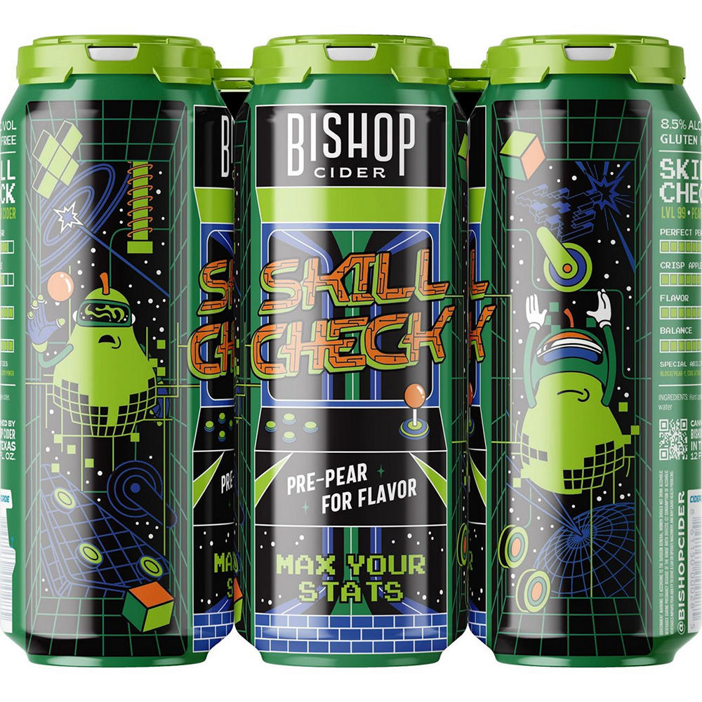 Bishop Cider Pre-Pear For Flavor Pear Cider 6 pk Cans, 12 oz