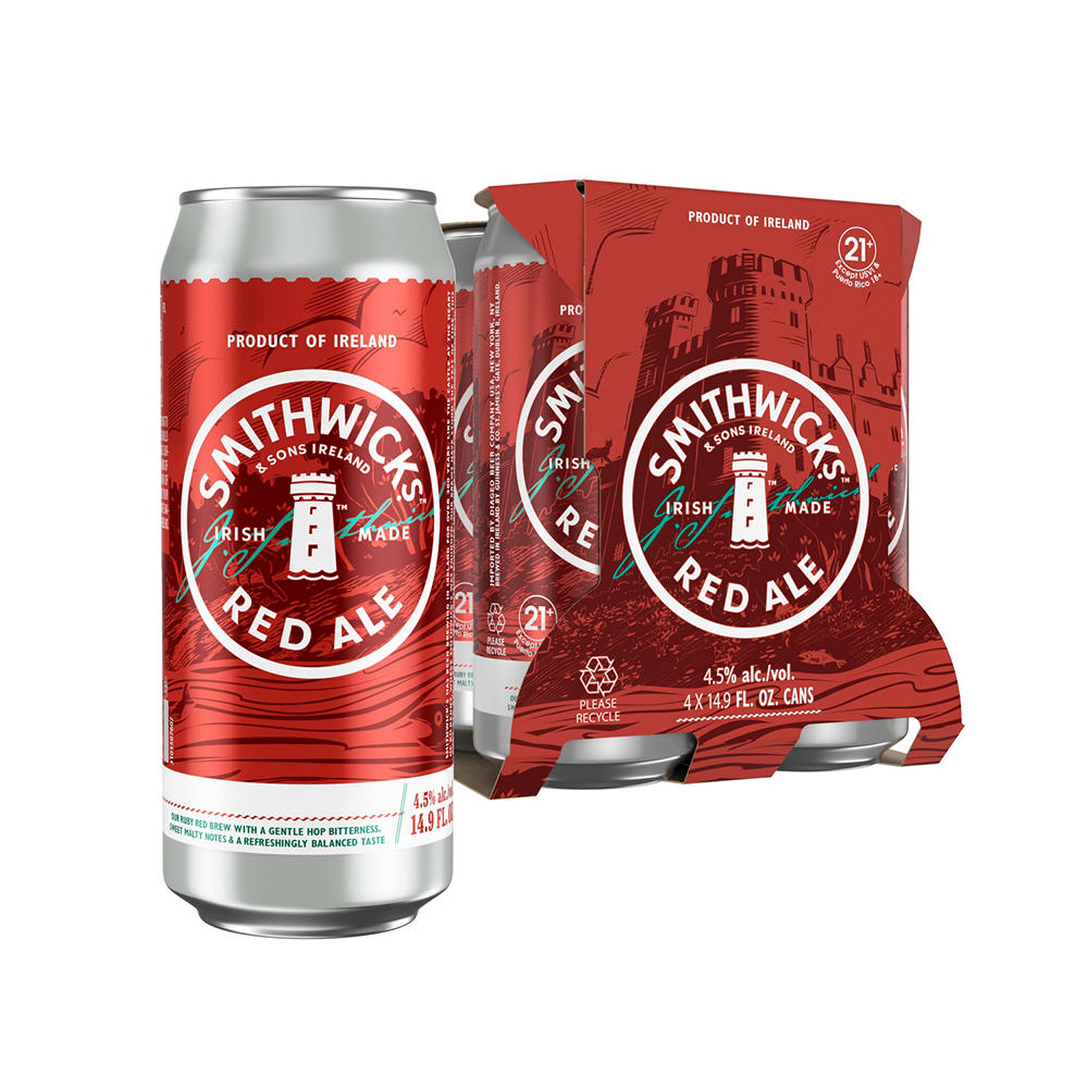 Smithwicks Irish Red Ale 4 pk Cans, 14.9 oz