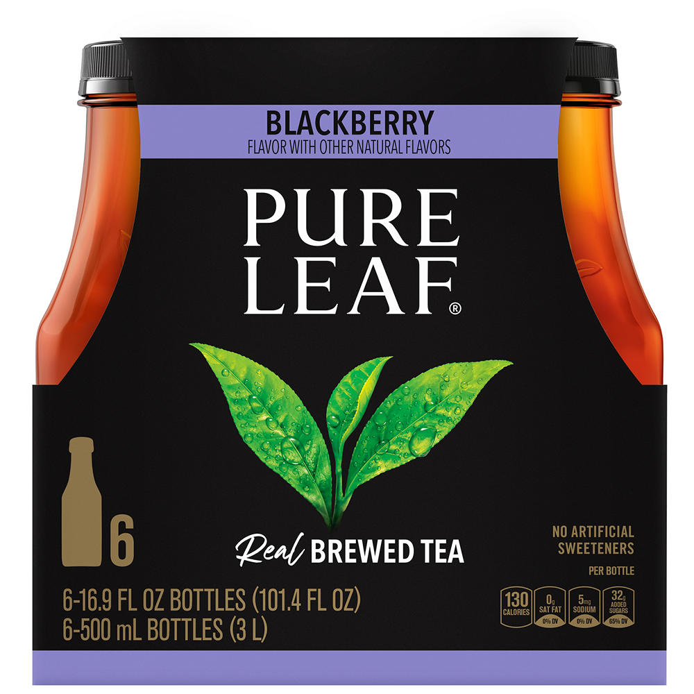 Pure Leaf 6 Pack Pure Leaf Blackberry, 16.9 oz