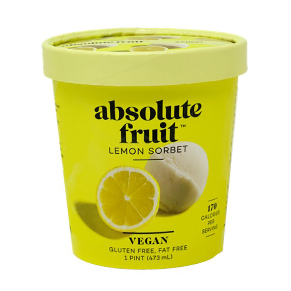 Absolute Fruit Lemon Sorbet, 1 pt