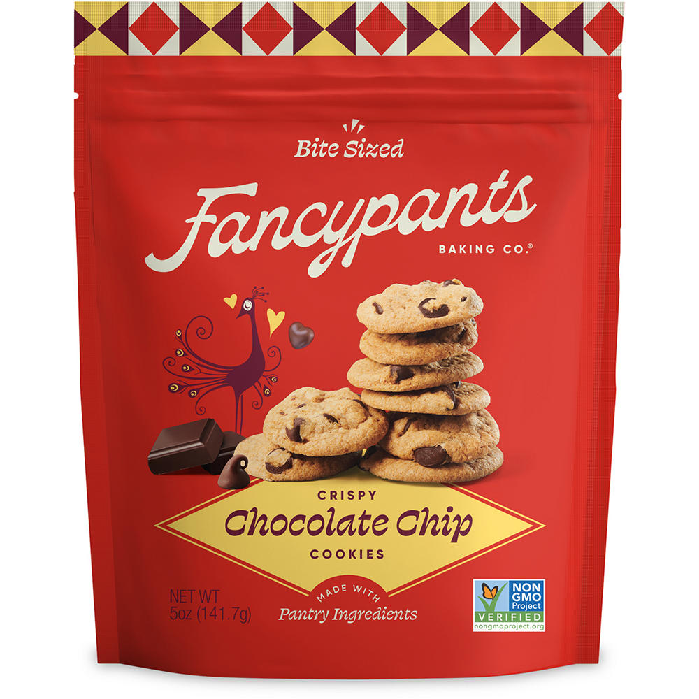 Fancypants Bite Size Crispy Chocolate Chip Cookies, 5 oz