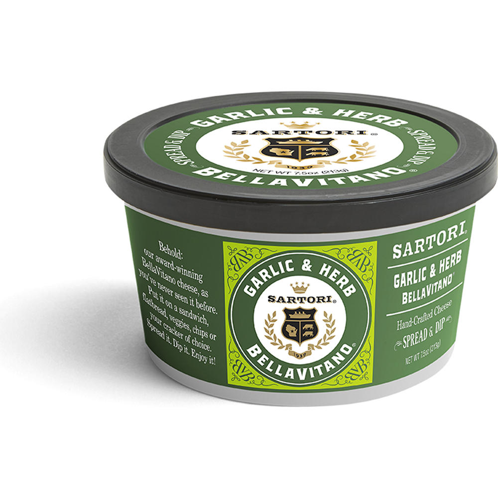 Sartori Garlic & Herb Bellavitano Dip, 7.5 oz