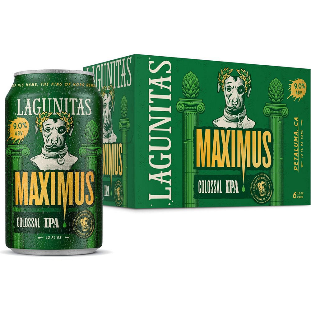 Lagunitas Brewing Co. Maximus Colossal IPA Craft Beer 6 pk Cans, 12 oz