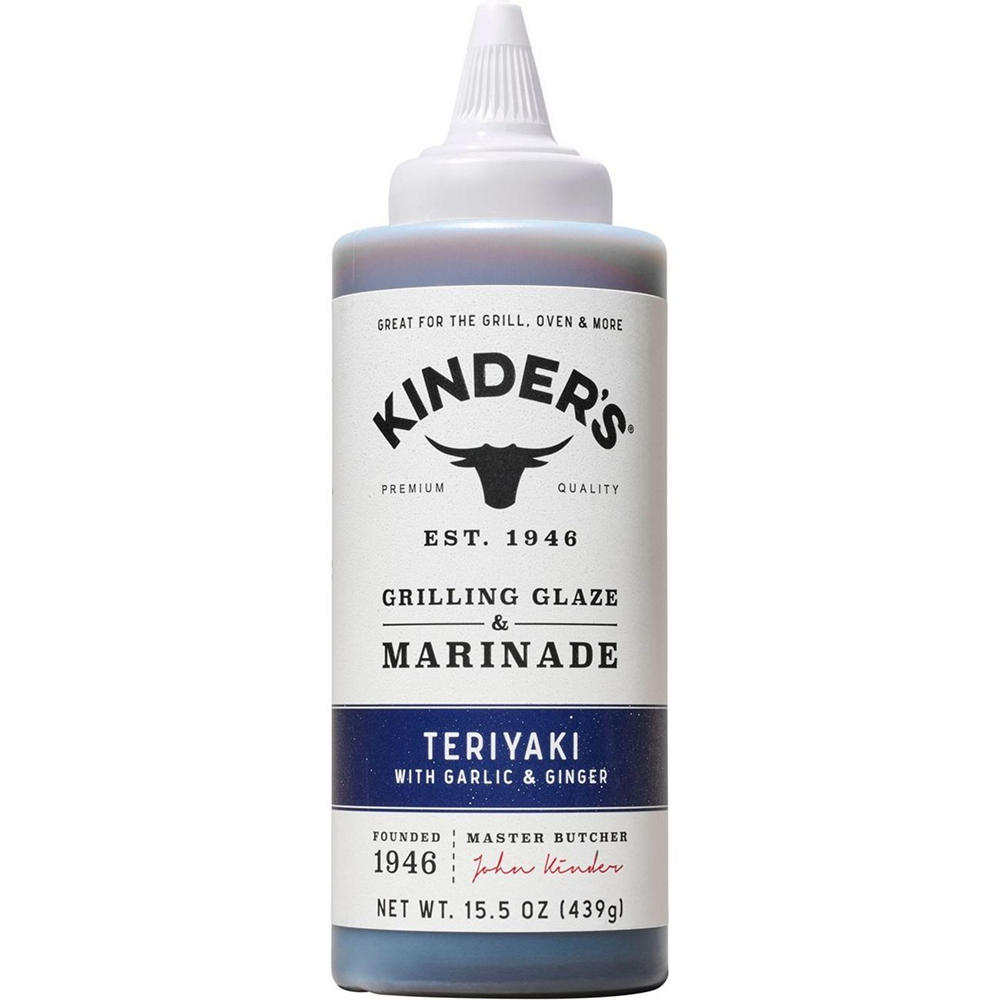 Kinder's Grilling Glaze & Marinade - Teriyaki, 15.5 oz