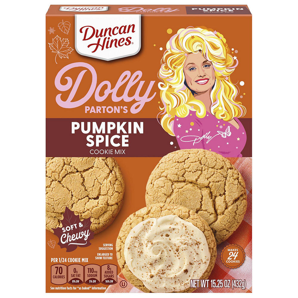 Dolly Parton's Pumpkin Spice Cookie Mix, 15.25 oz