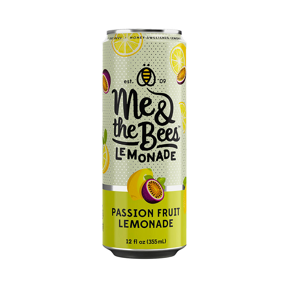Me & The Bees Passion Fruit Lemonade, 12 oz