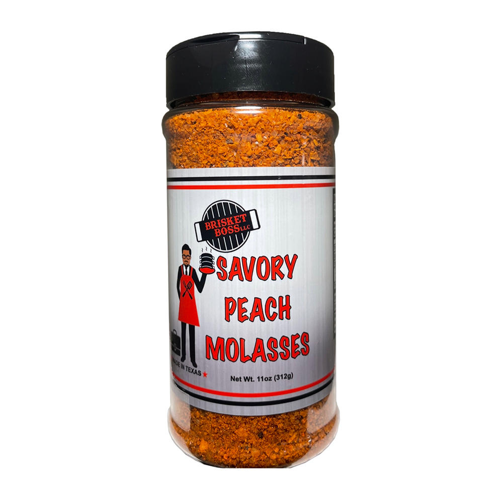 Brisket Boss Savory Peach Molasses Rub, 11 oz