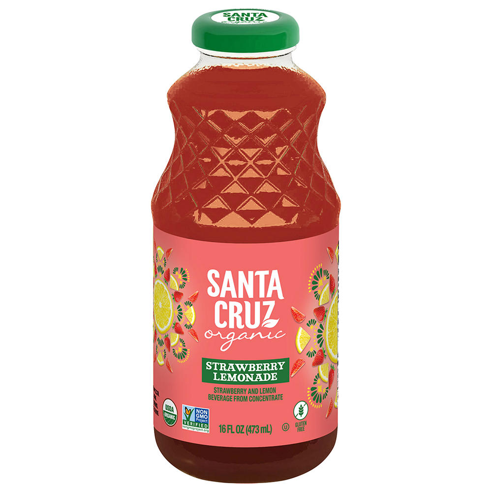 Santa Cruz Organic Strawberry Lemonade, 16 oz