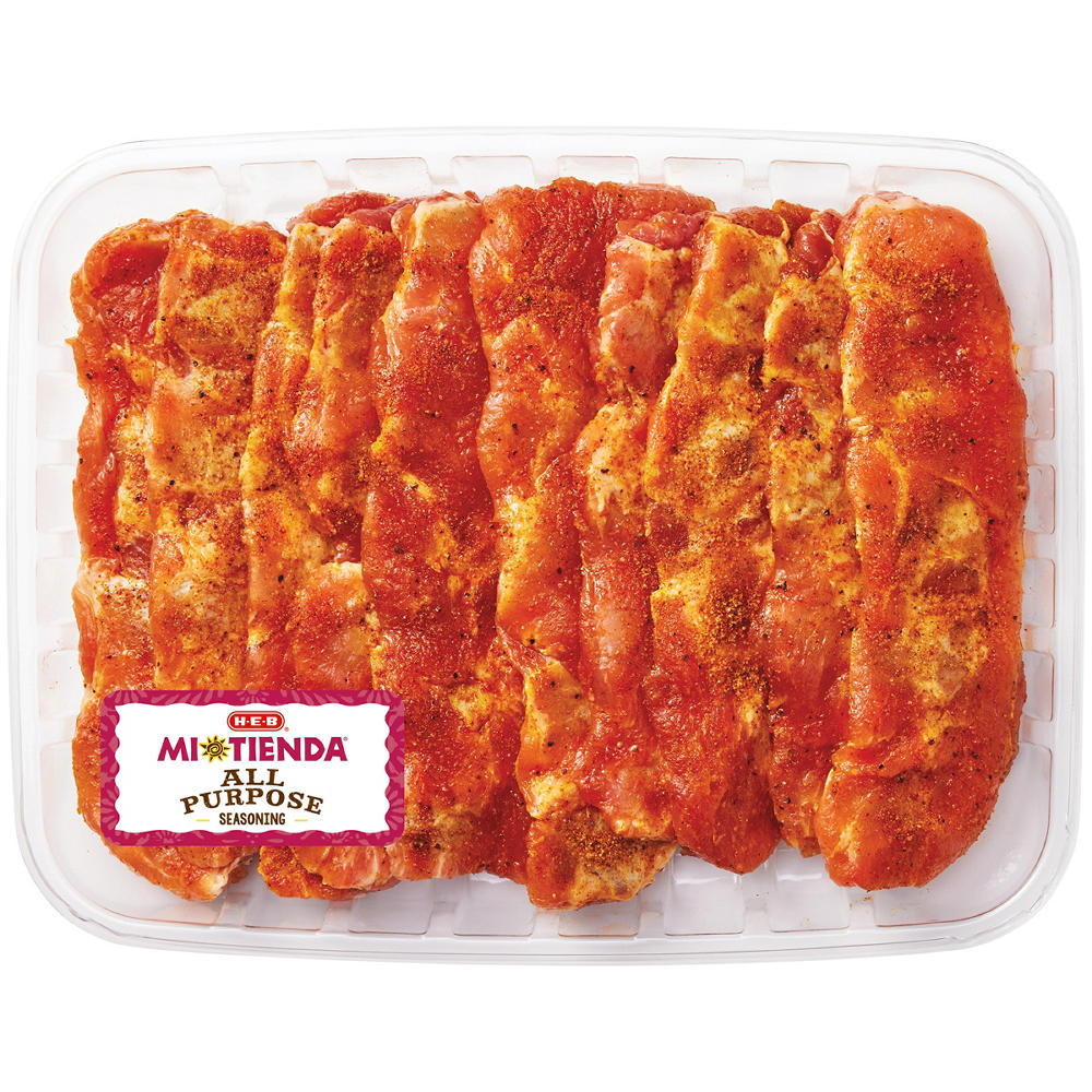H-E-B Mi Tienda Seasoned Bone-In Pork Riblets – All Purpose – Value Pack, Avg. 2.5 lbs
