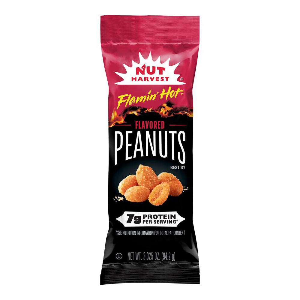 Nut Harvest Flamin' Hot Peanuts, 3.32 oz