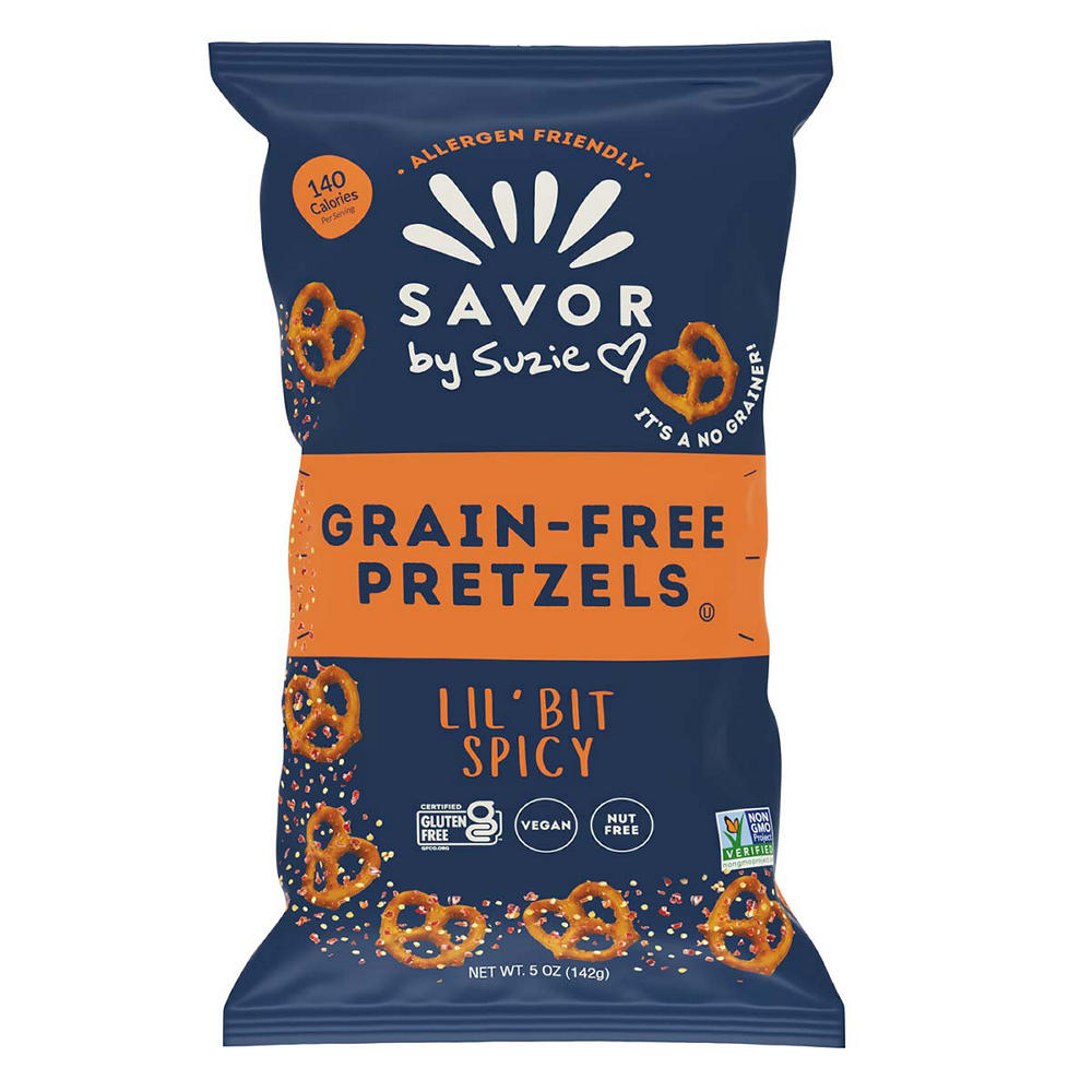 Savor by Suzie Grain-Free Pretzels - Lil' Bit Spicy, 5 oz