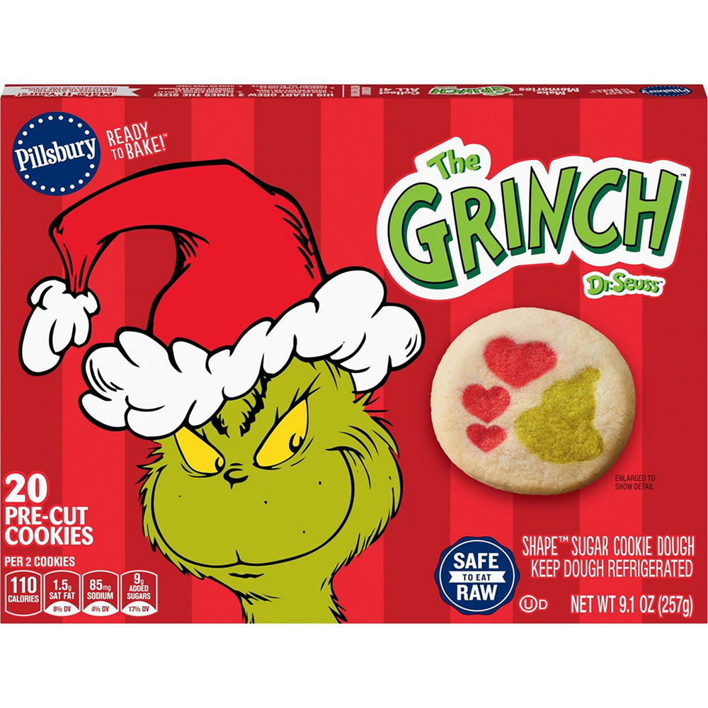 Pillsbury Ready to Bake The Grinch Sugar Cookies , 20 ct