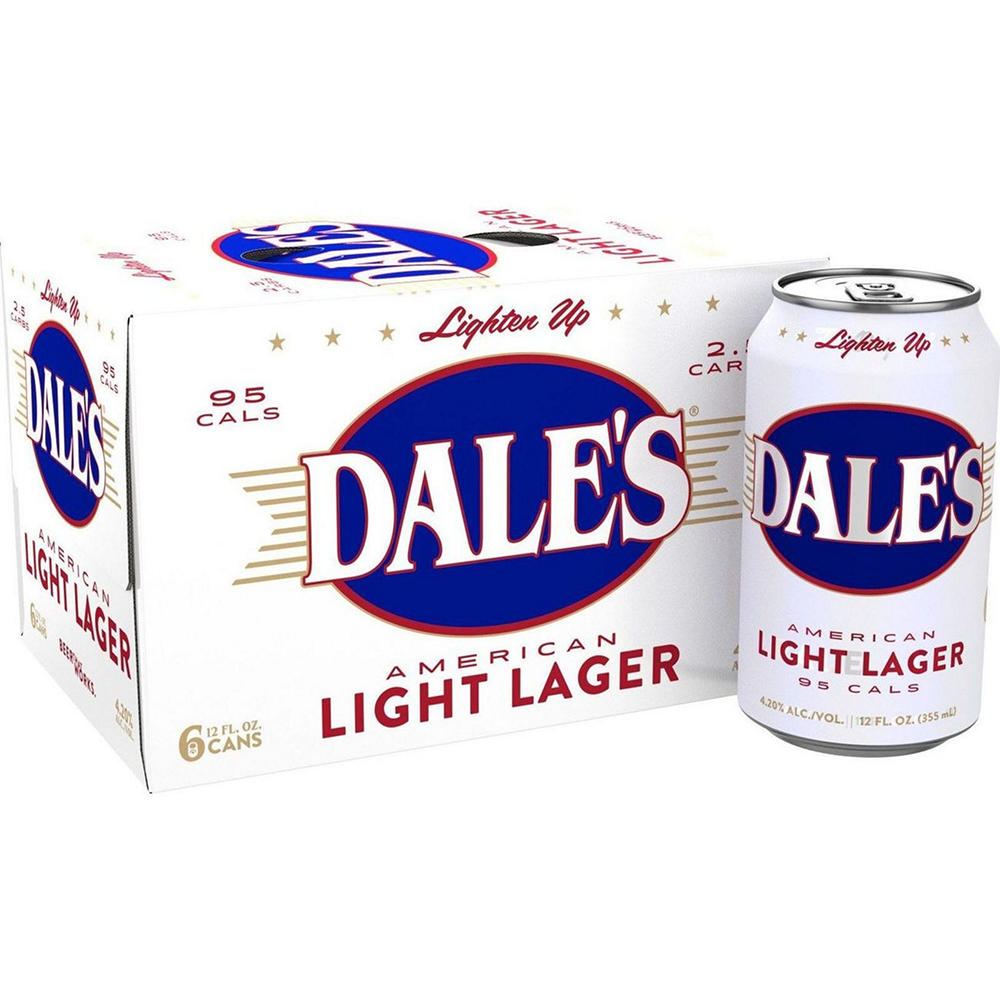Dale's American Light Lager Beer 6 pk Cans, 12 oz