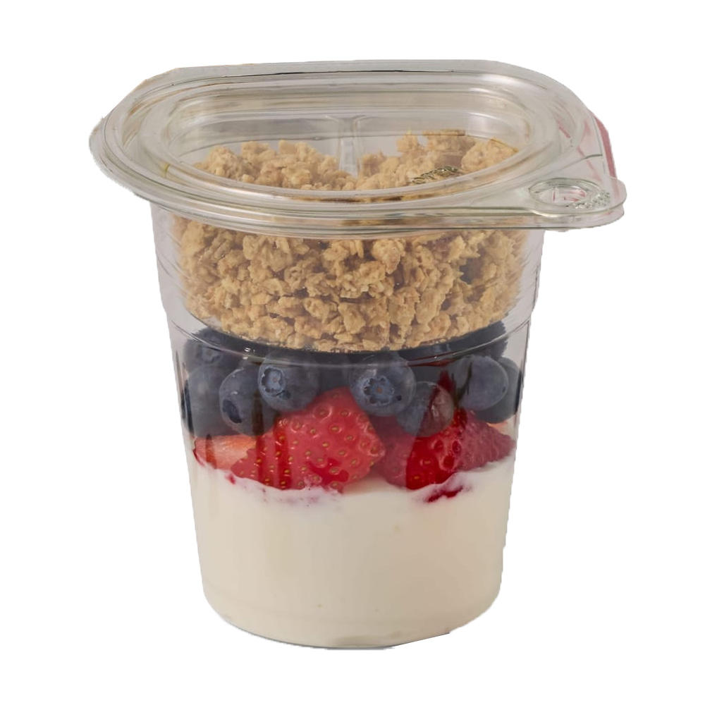 H-E-B Granola & Vanilla-Flavored Yogurt Parfait – Strawberry Blueberry, 8 oz