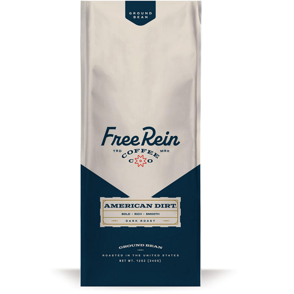 Free Rein American Dirt Dark Roast Ground, 12 oz