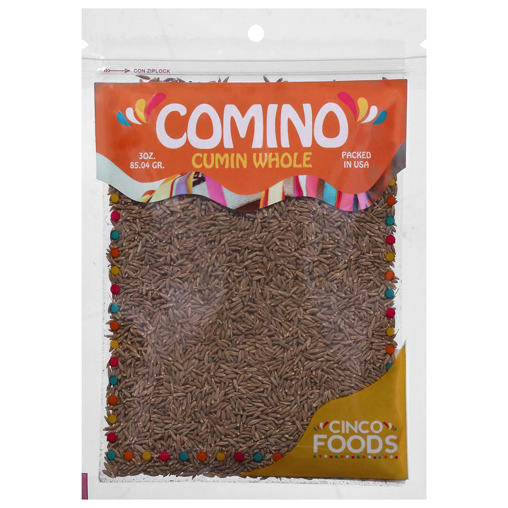 Cinco Foods Cumin Whole, 3 oz