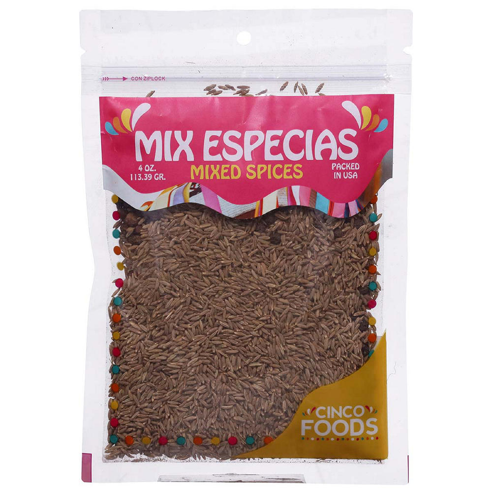Cinco Foods Mix Especias Mixed Spices, 4 oz