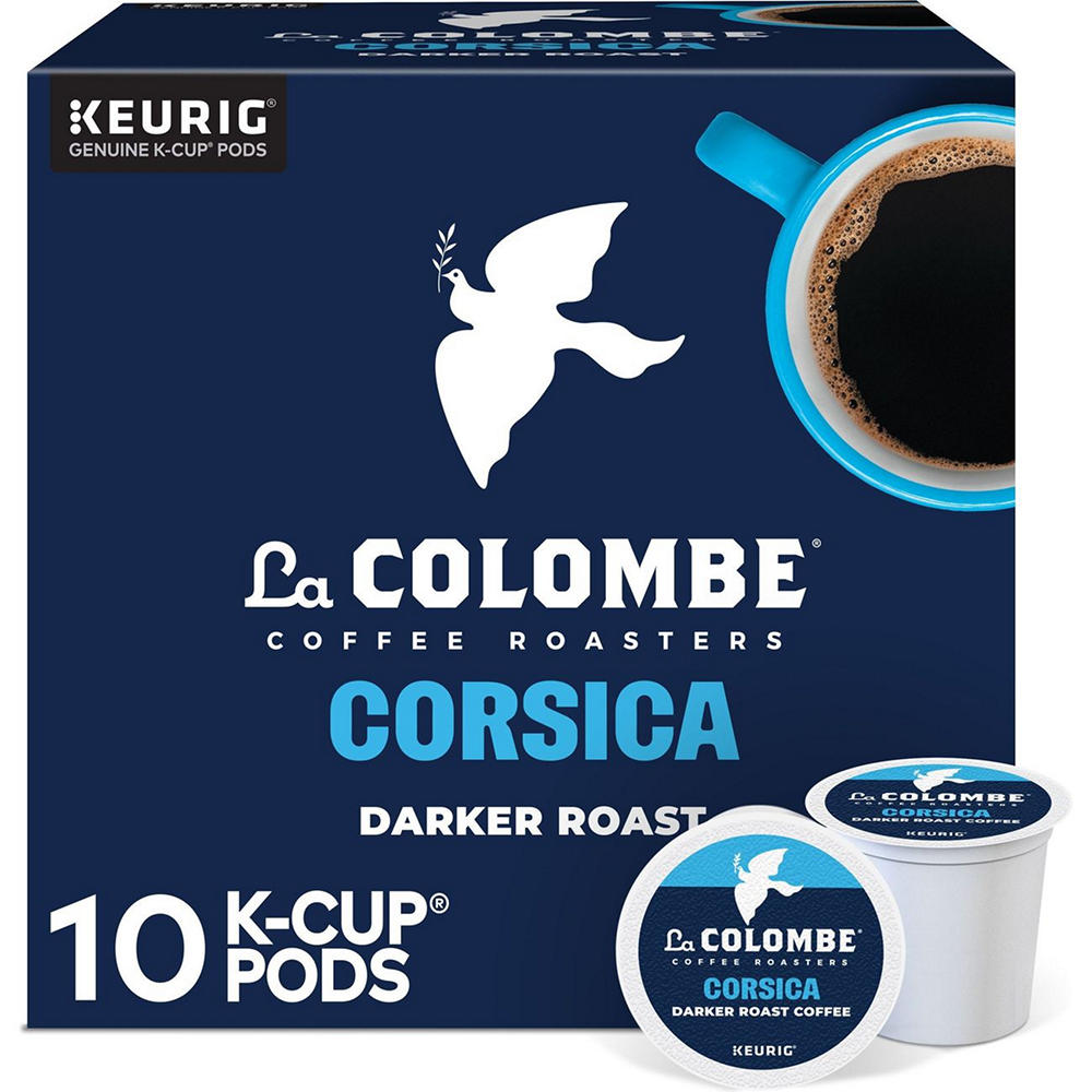 La Colombe Corsica Dark Roast Coffee Single Serve K-Cup Pods, 10 ct