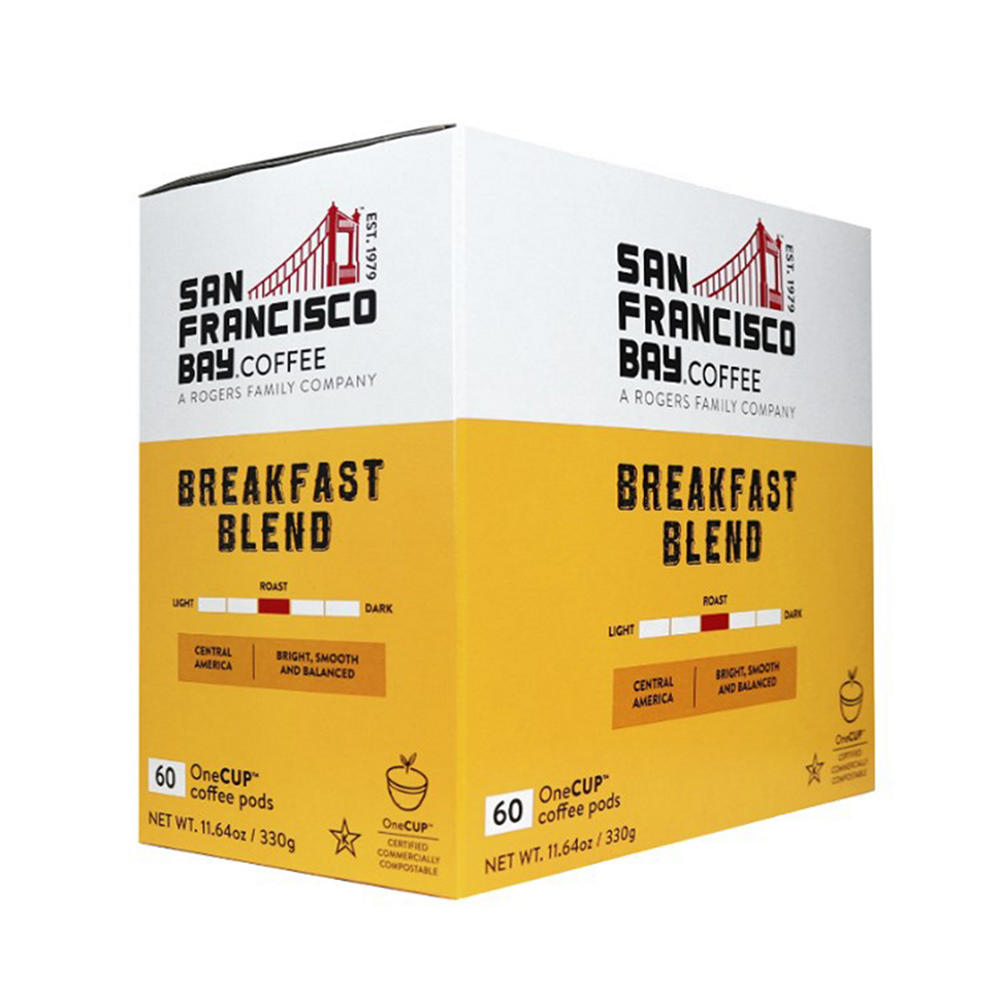 San Francisco Bay Coffee Breakfast Blend, 60 ct