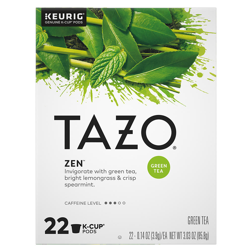 Tazo Zen Green Tea K-Cup Pods, 22 ct
